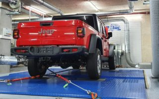 Maha, Leistungsprüfung, Prüfstand, Verzurrung